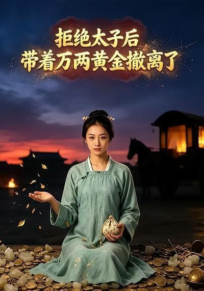拒绝太子后，带着万两黄金撤离了(全集)