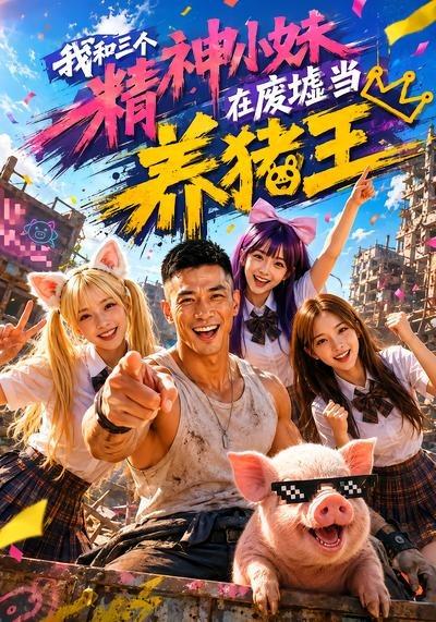 我和三个精神小妹在废墟当养猪王(全集)