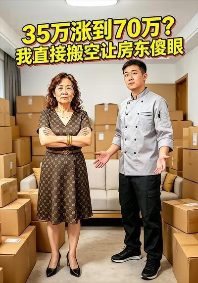 35万涨到70万？我直接搬空让房东傻眼(全集)